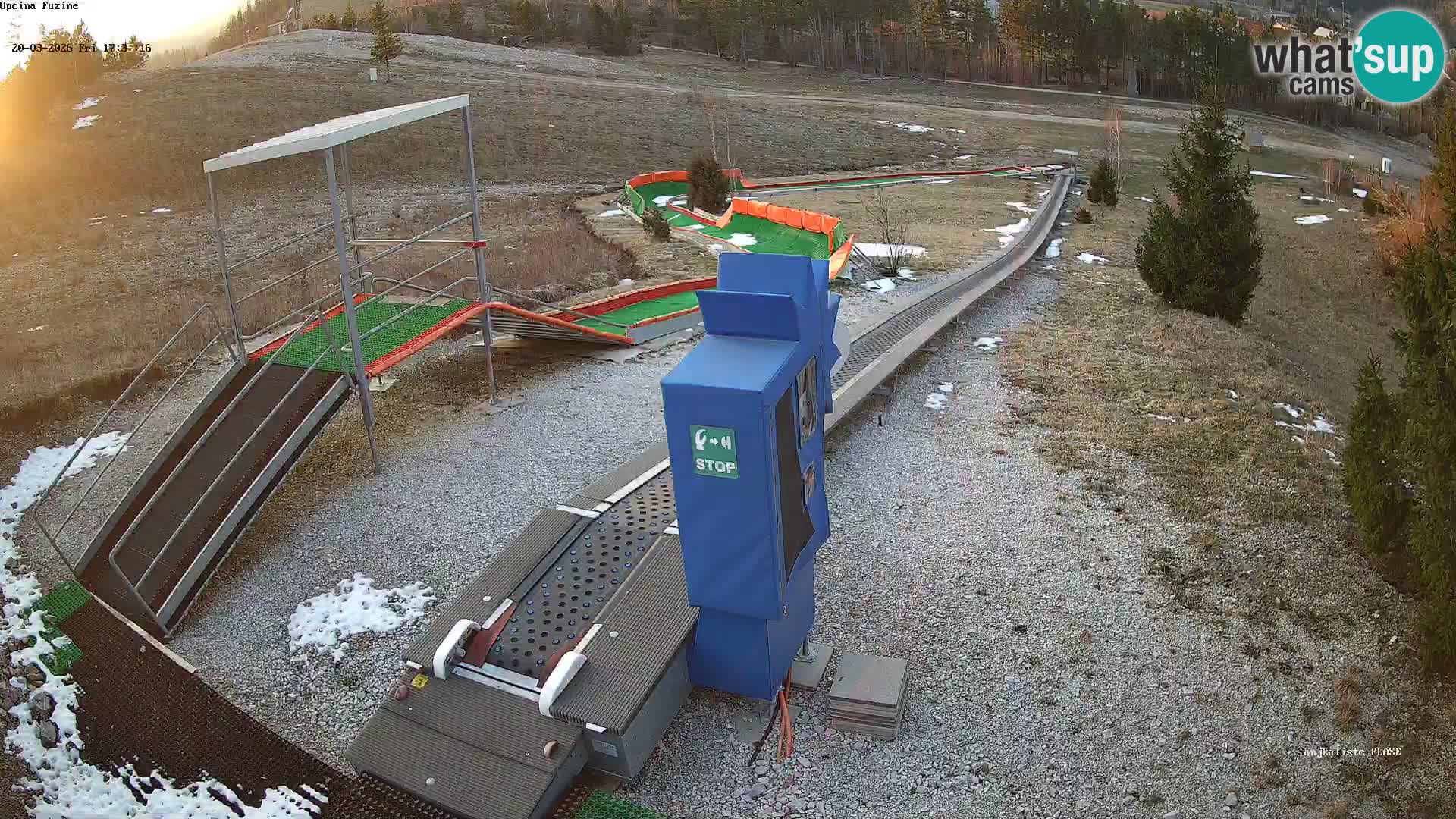 Spletna kamera v živo Sankališče Fužine – Hrvaška