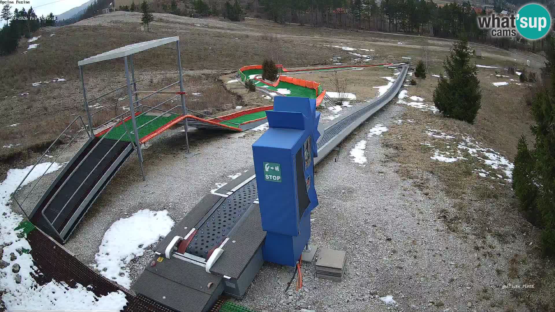 Webcam en direct Piste de luge de Fužine – Croatie
