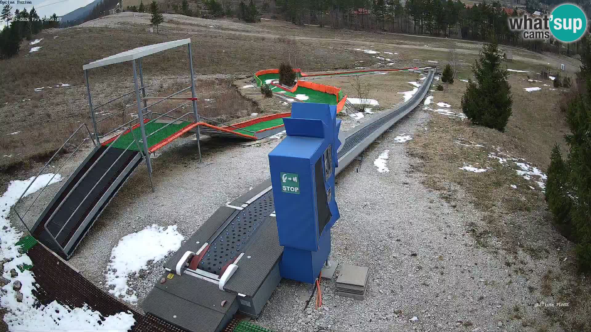 Live webcam Fužine toboggan run – Croatia