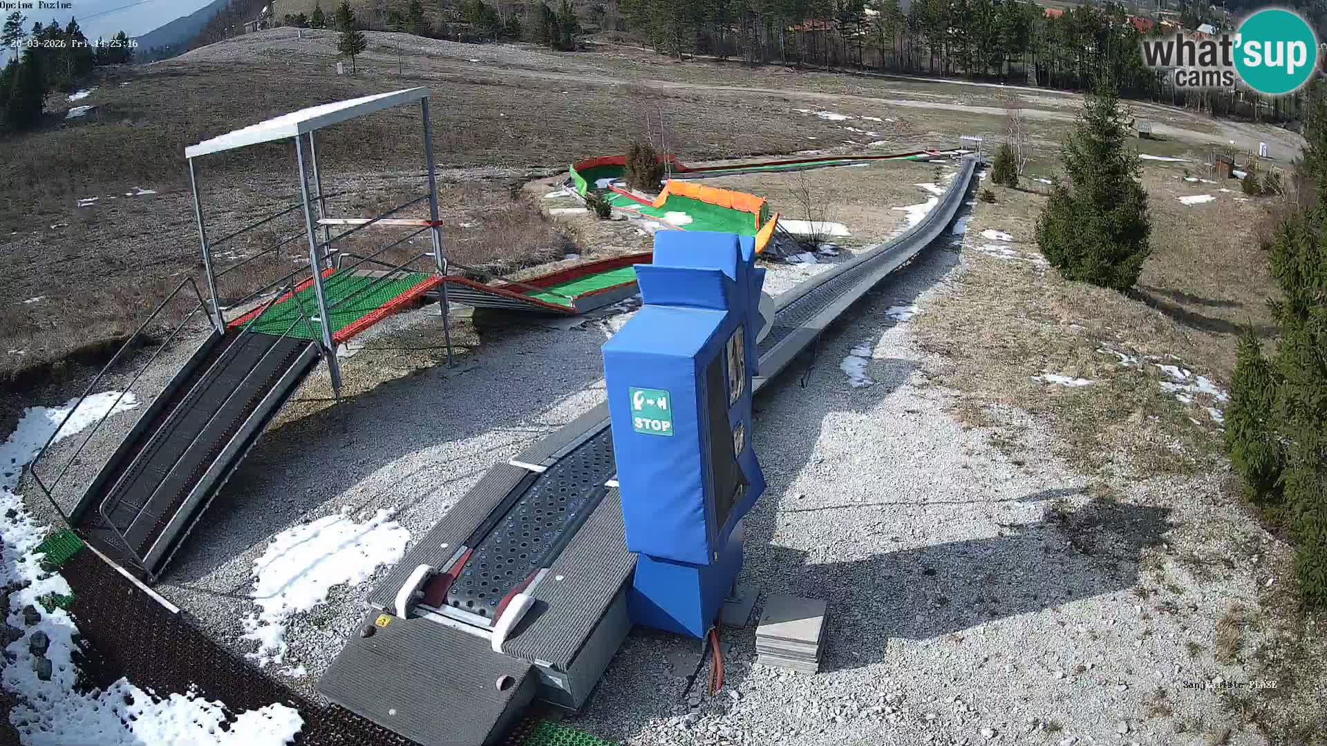 Webcam en direct Piste de luge de Fužine – Croatie