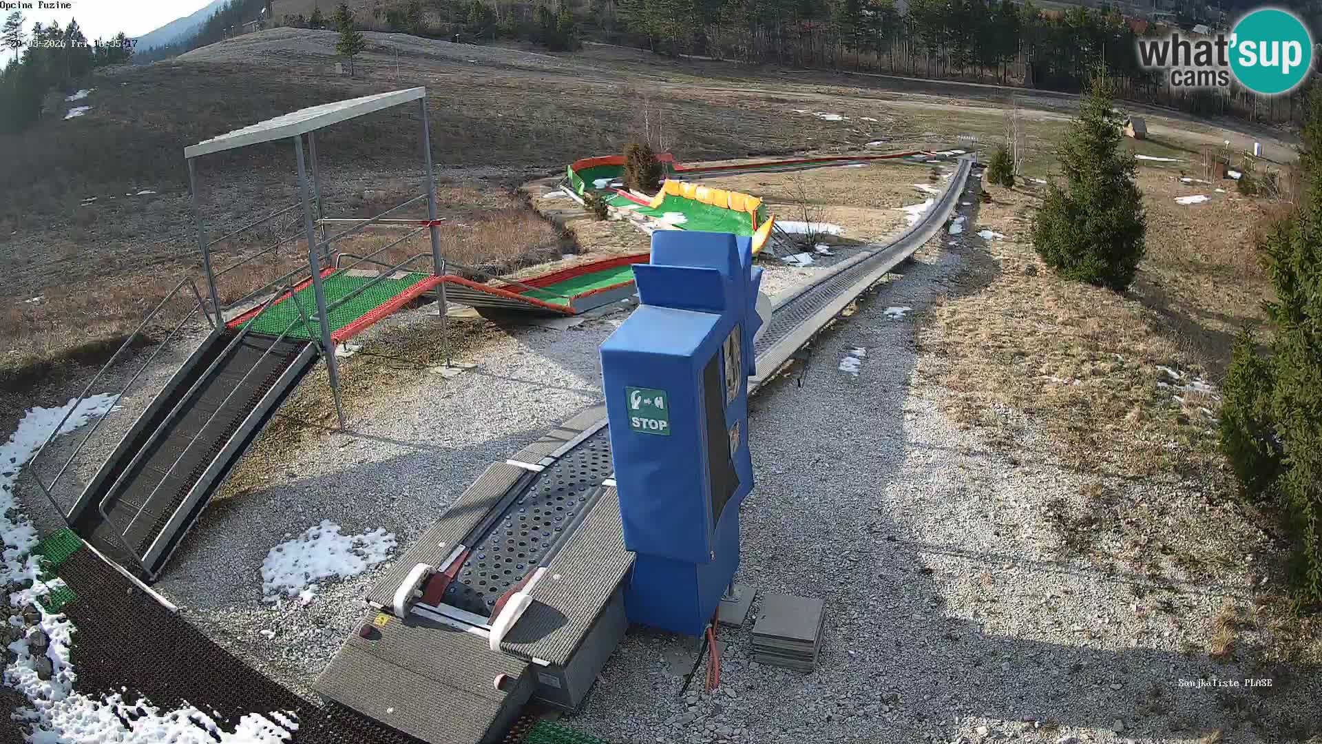 Webcam en direct Piste de luge de Fužine – Croatie