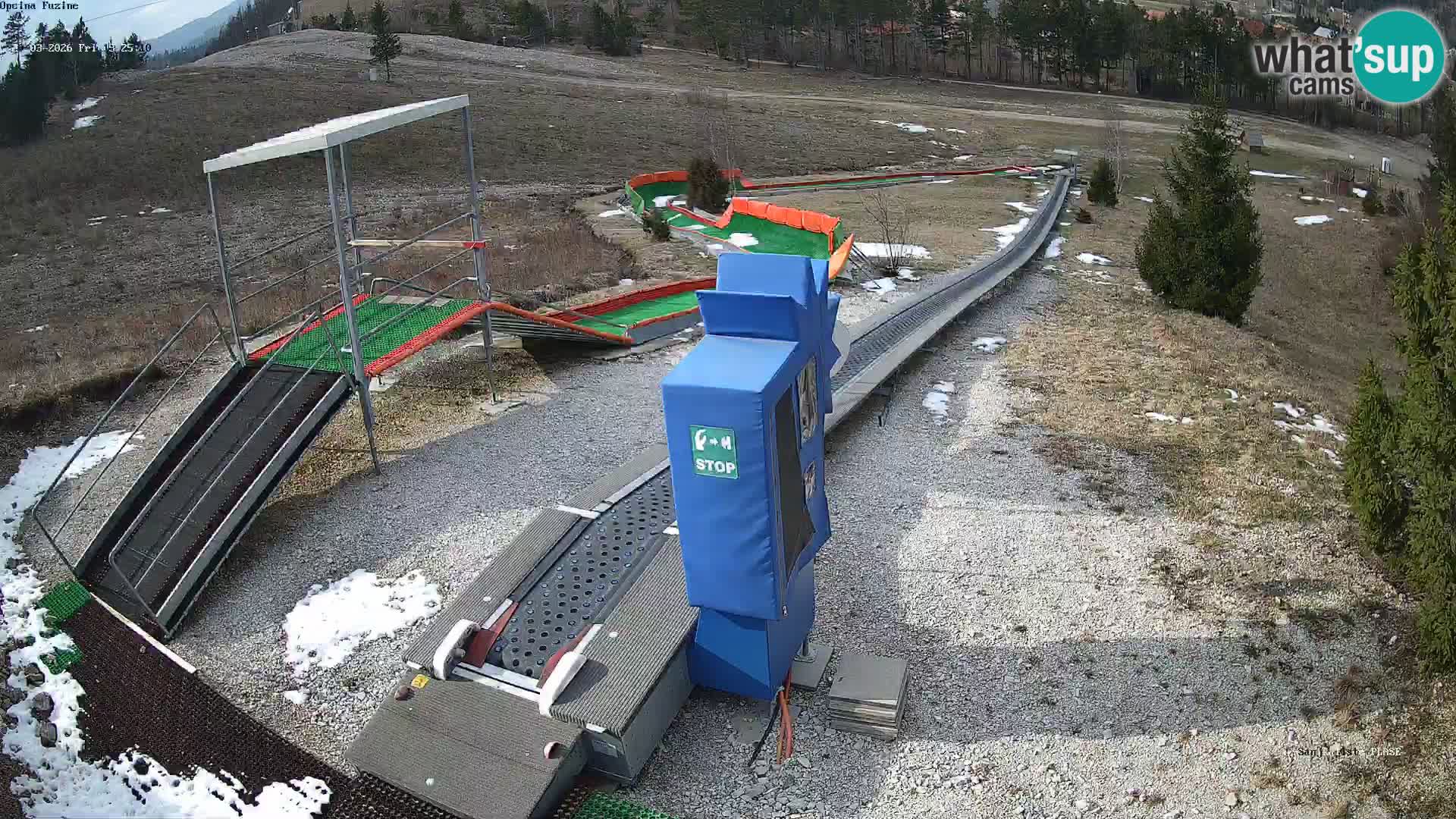 Webcam en direct Piste de luge de Fužine – Croatie