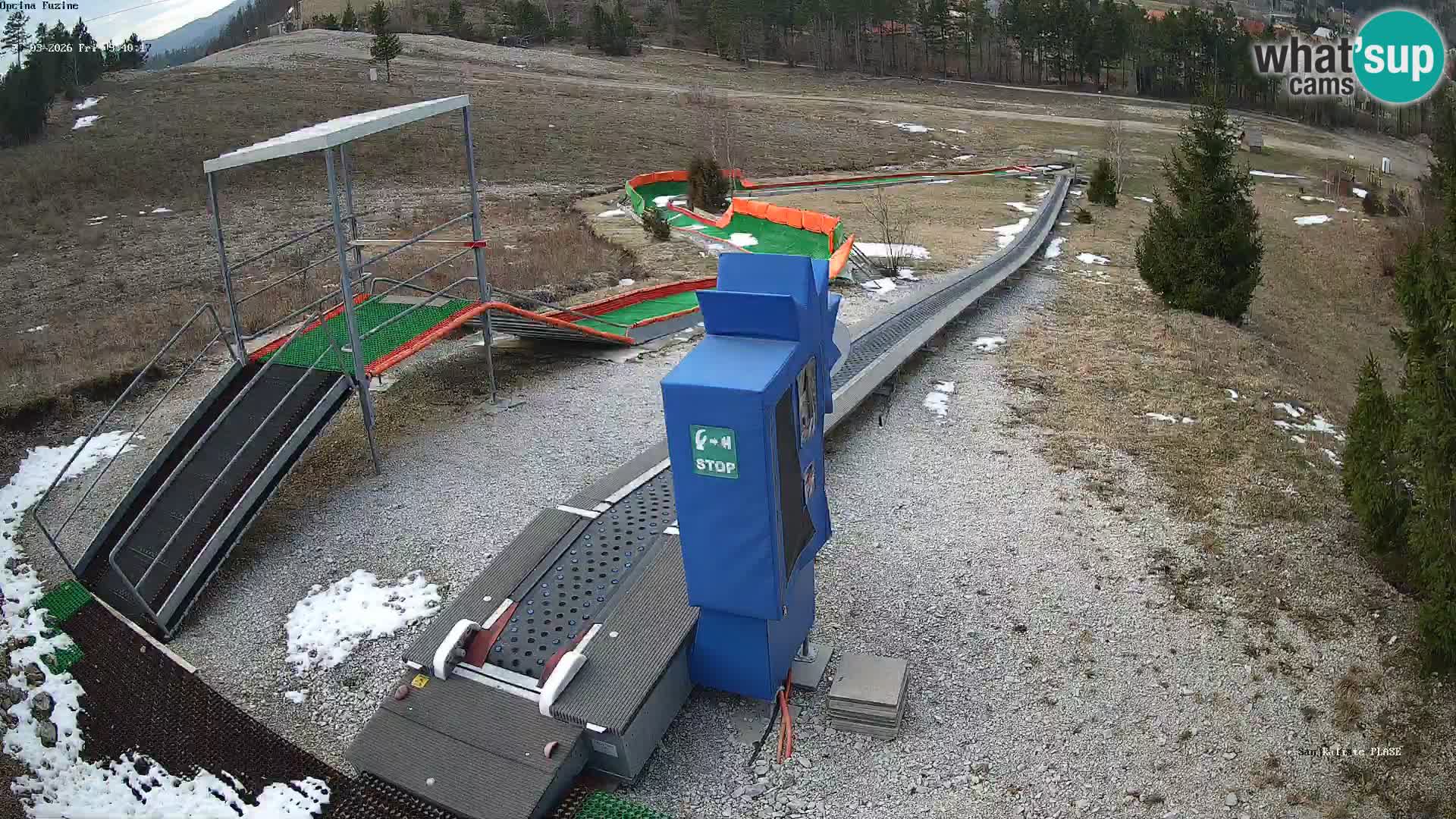 Live webcam Fužine toboggan run – Croatia