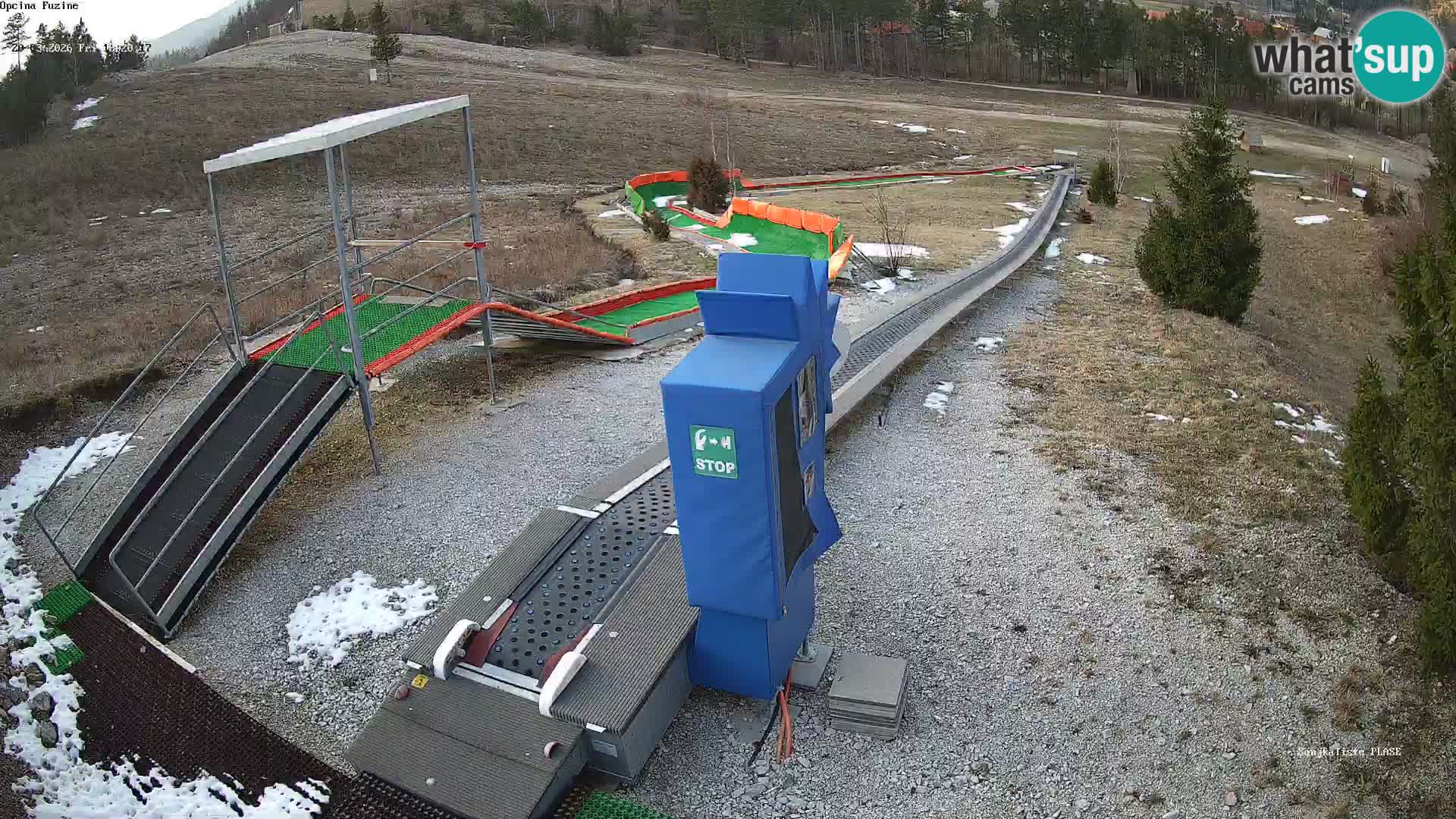 Live webcam Fužine toboggan run – Croatia