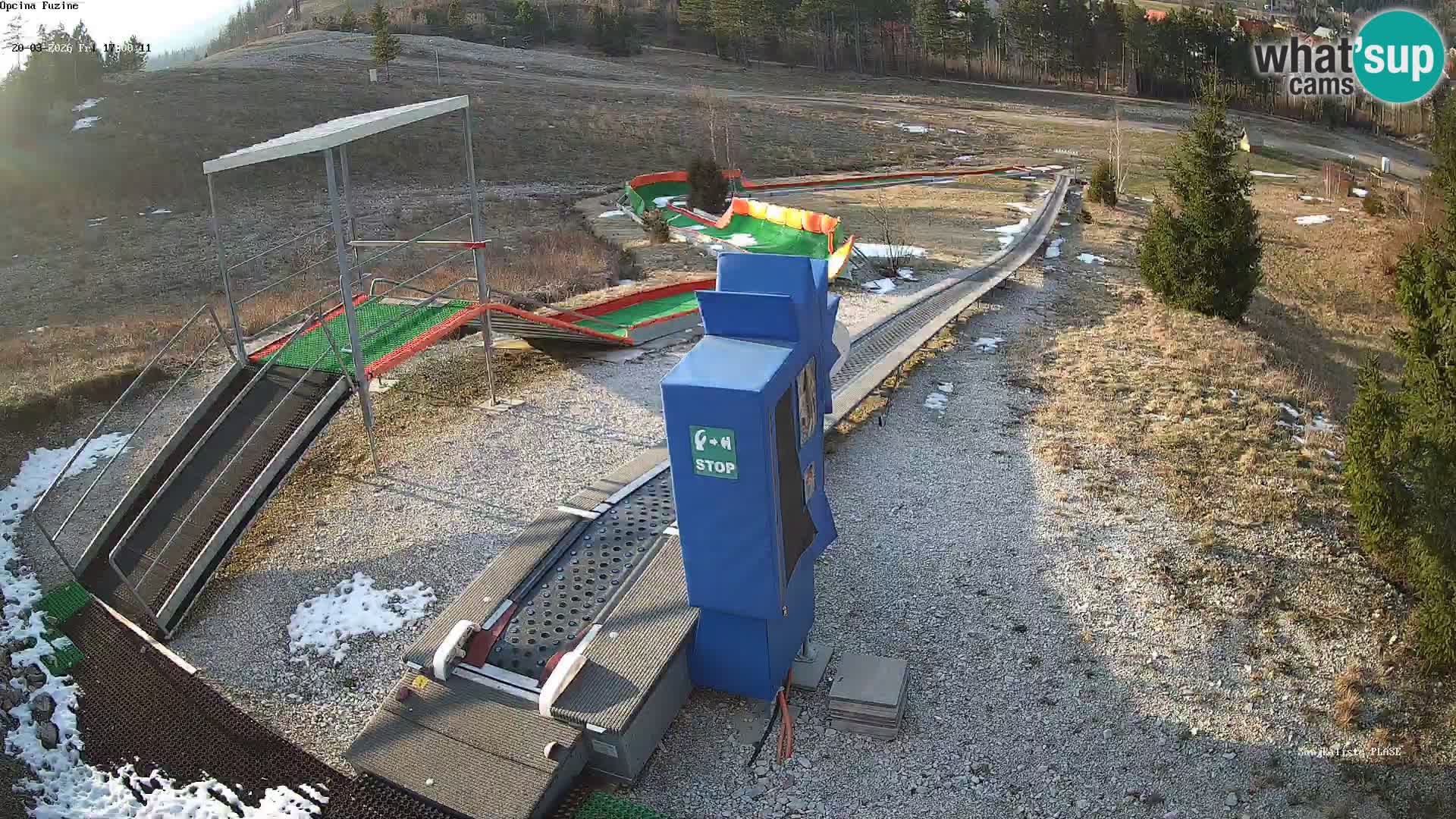 Spletna kamera v živo Sankališče Fužine – Hrvaška