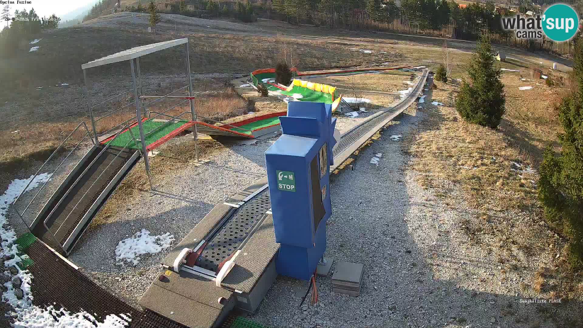 Webcam en vivo Pista de trineo Fužine – Croacia