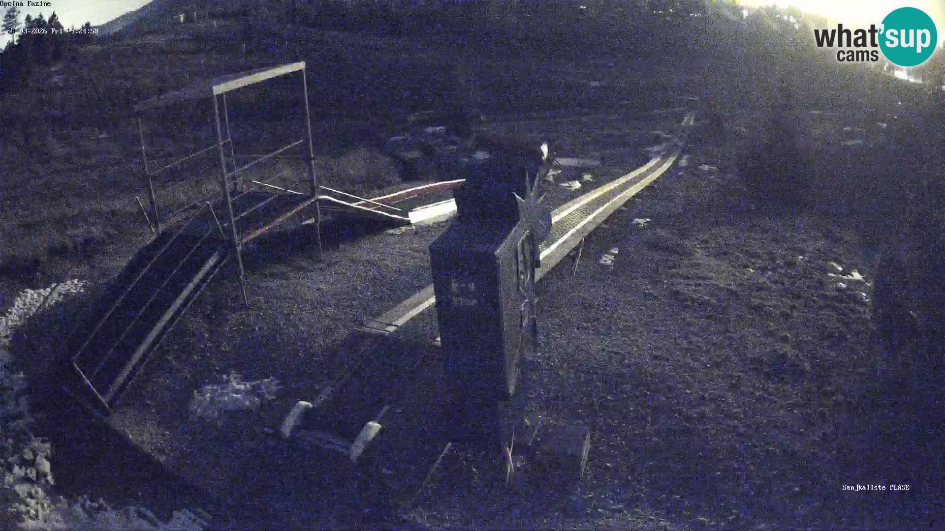 Webcam en direct Piste de luge de Fužine – Croatie