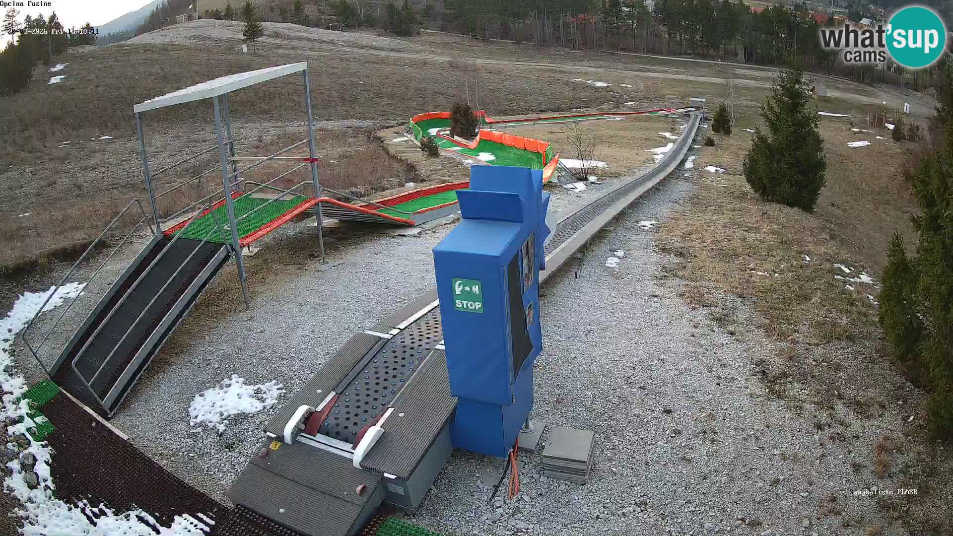 Webcam en vivo Pista de trineo Fužine – Croacia