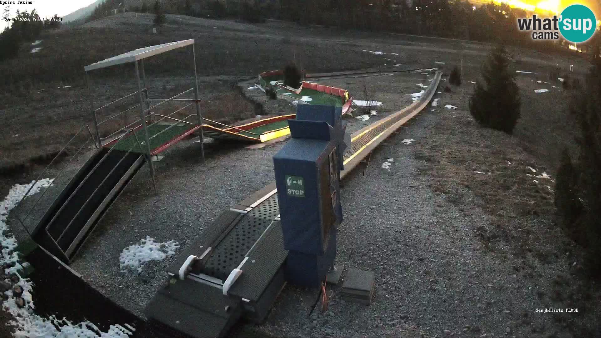 Webcam en direct Piste de luge de Fužine – Croatie