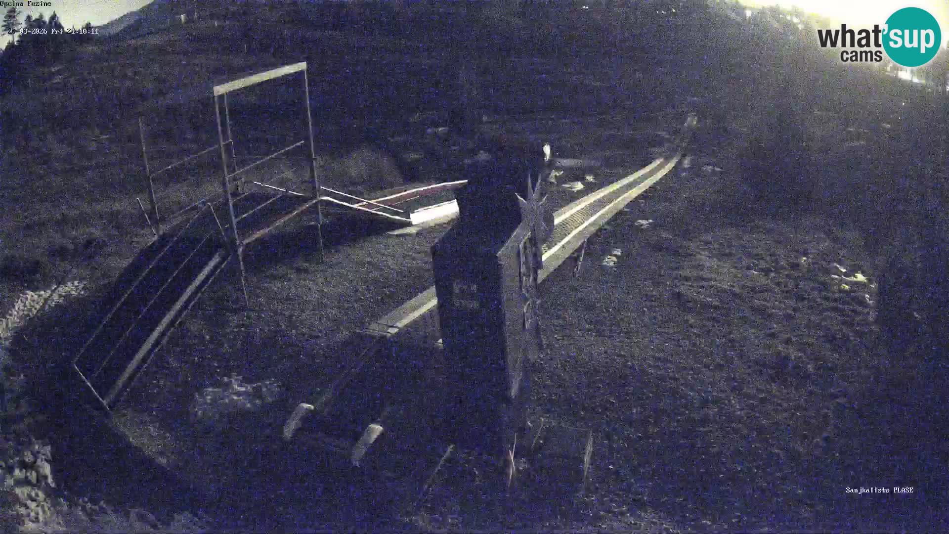 Live webcam Fužine toboggan run – Croatia