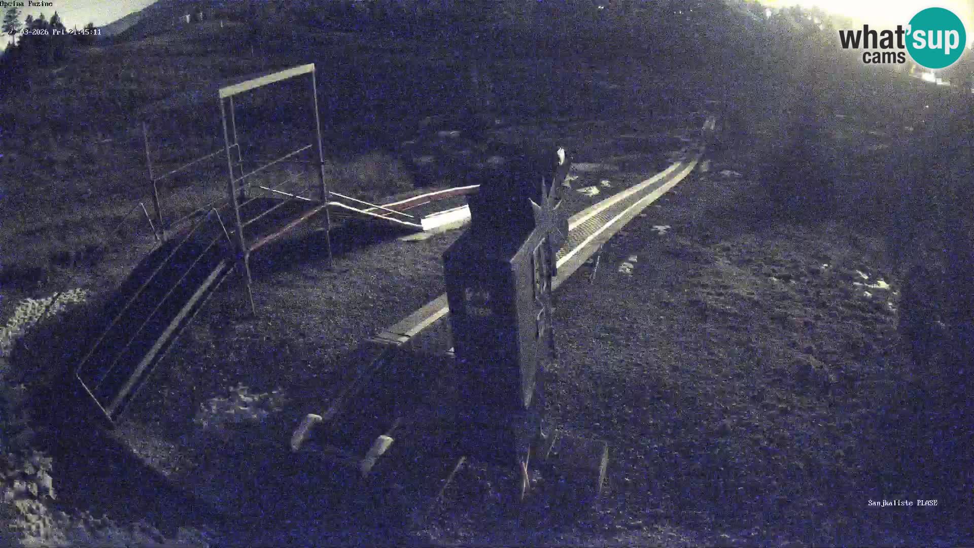 Live webcam Fužine toboggan run – Croatia