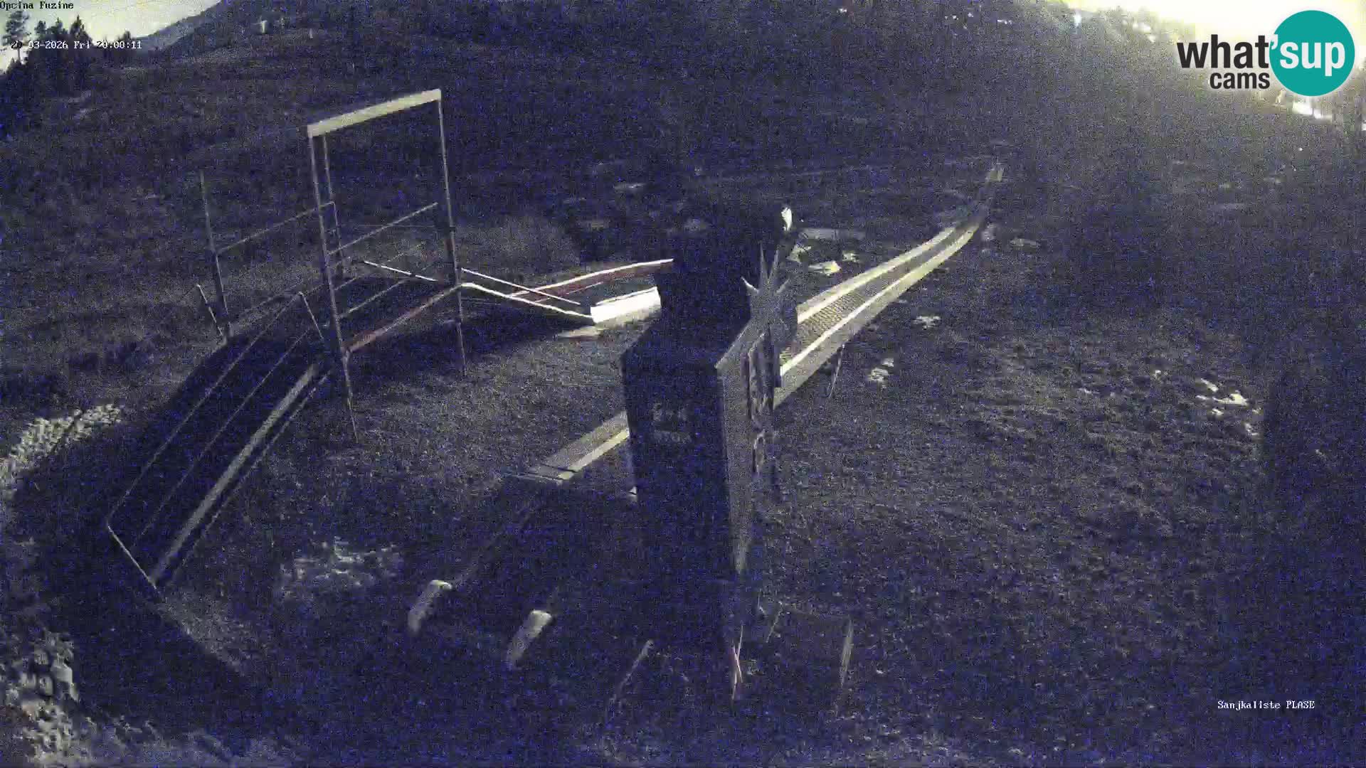 Webcam en vivo Pista de trineo Fužine – Croacia