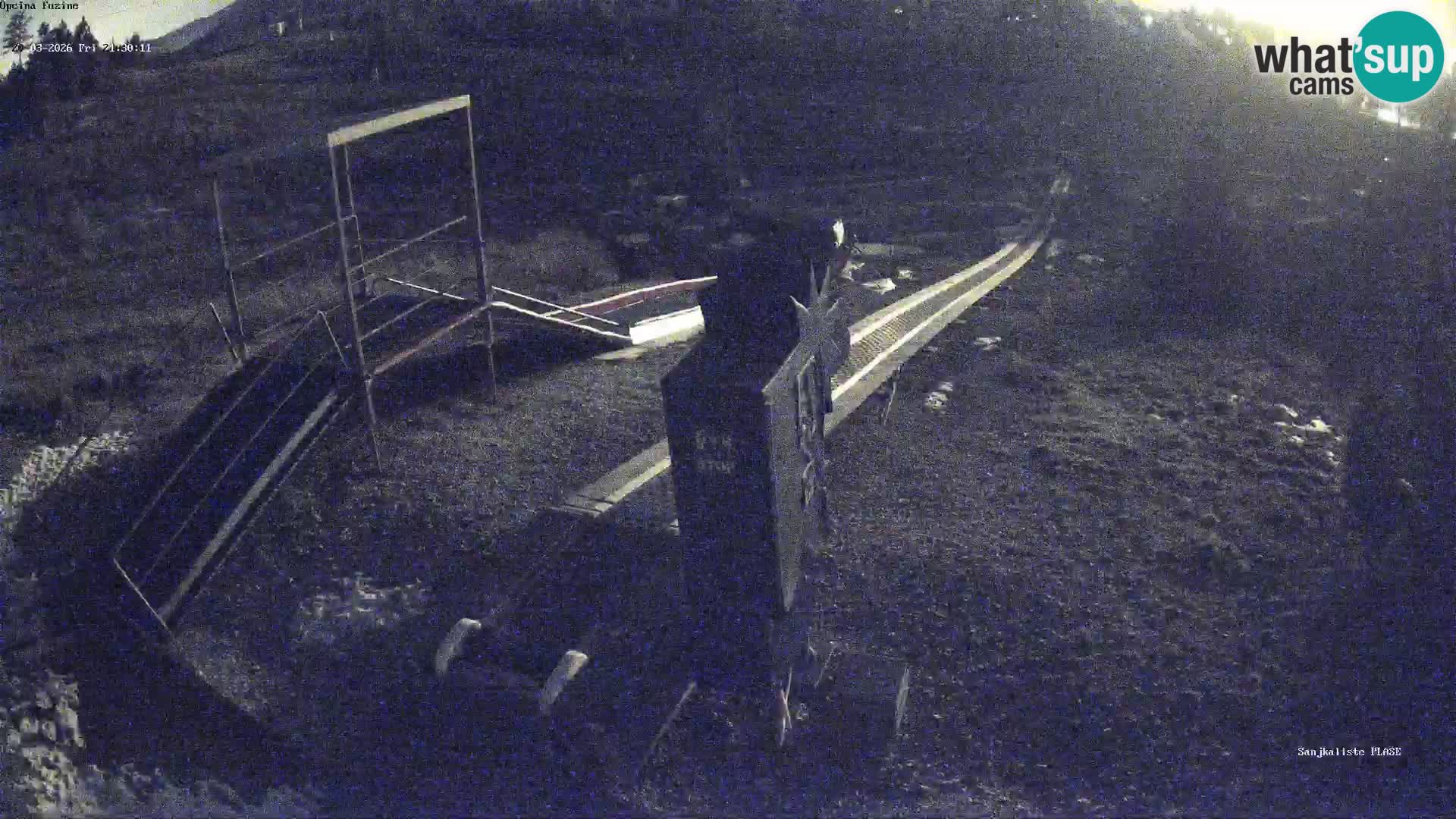 Spletna kamera v živo Sankališče Fužine – Hrvaška