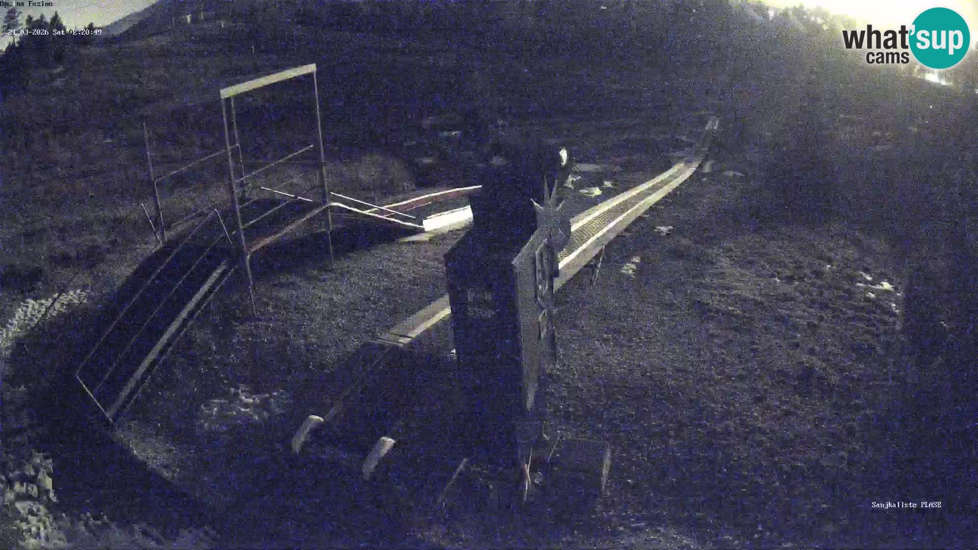 Webcam en vivo Pista de trineo Fužine – Croacia