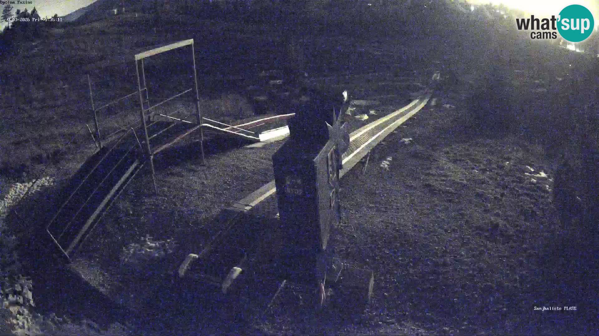 Live webcam Fužine toboggan run – Croatia