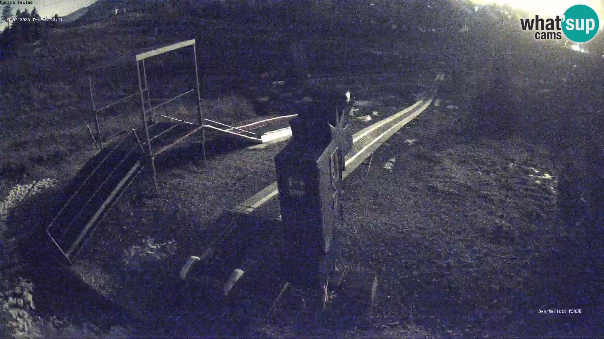 Webcam en vivo Pista de trineo Fužine – Croacia