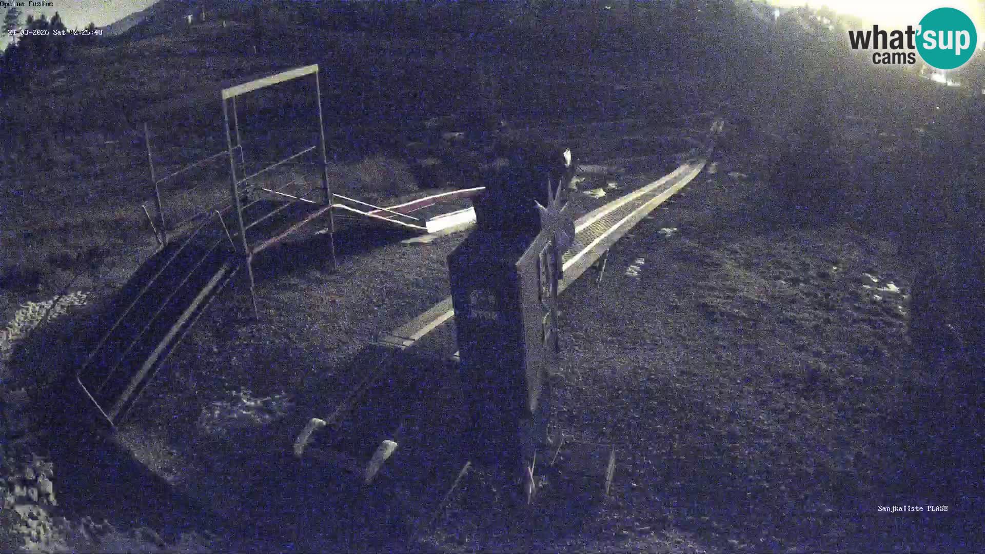 Webcam en direct Piste de luge de Fužine – Croatie