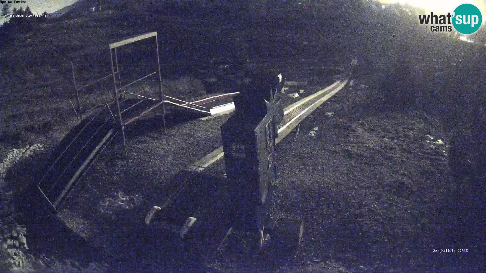 Webcam en vivo Pista de trineo Fužine – Croacia