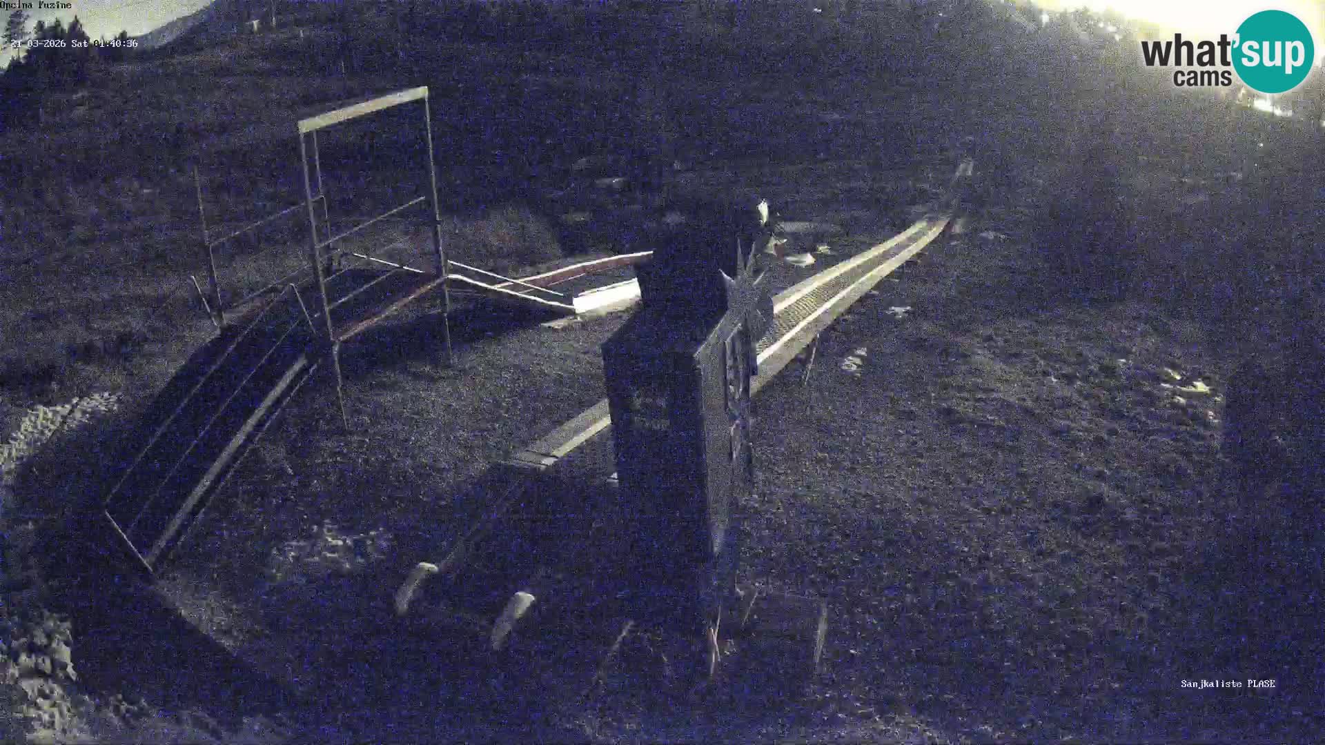 Webcam en vivo Pista de trineo Fužine – Croacia