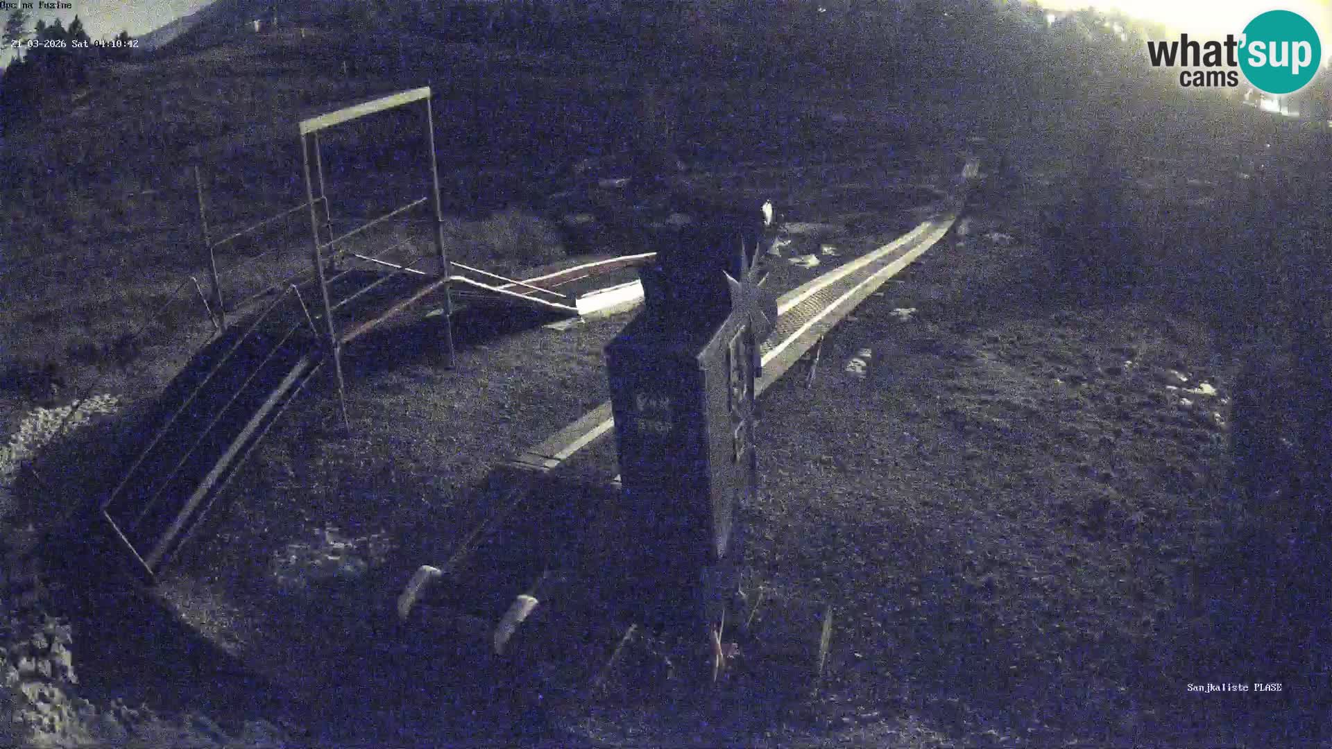 Webcam en direct Piste de luge de Fužine – Croatie