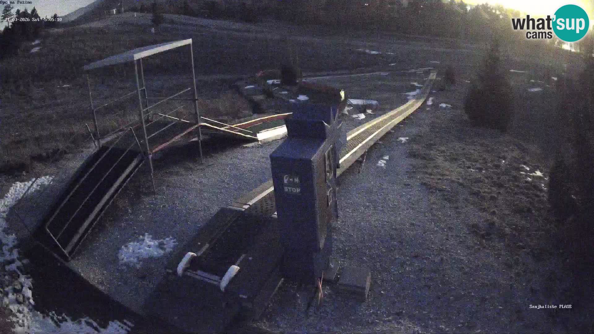 Live webcam Pista da slittino Fužine – Croazia