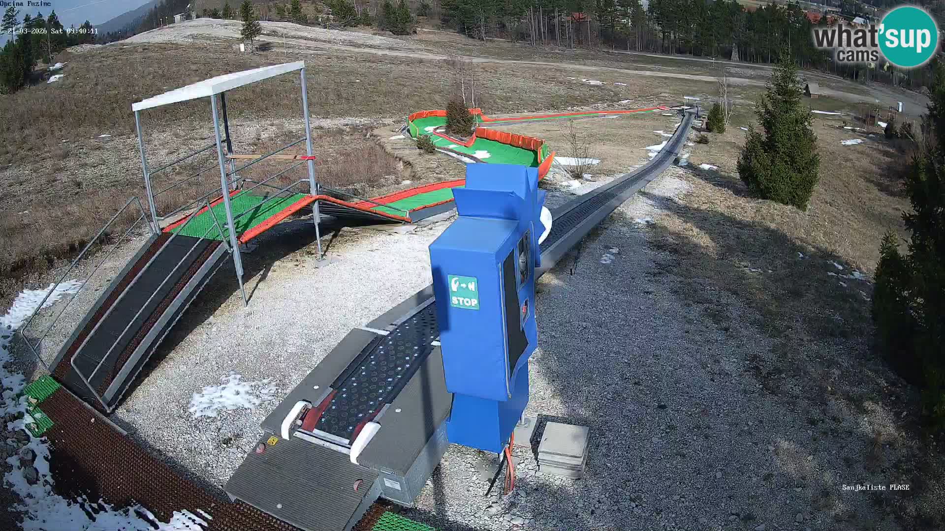 Webcam en direct Piste de luge de Fužine – Croatie