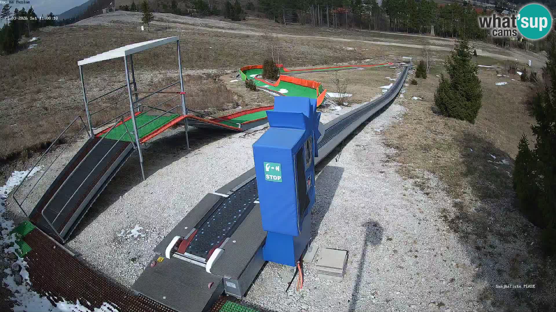 Spletna kamera v živo Sankališče Fužine – Hrvaška