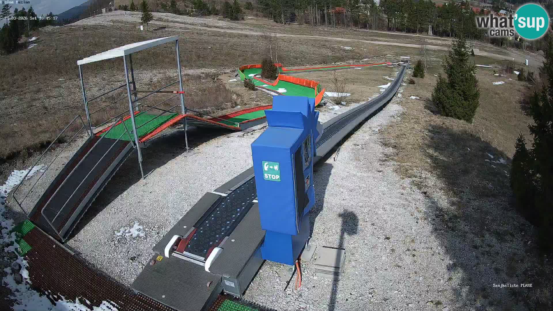 Live webcam Fužine toboggan run – Croatia