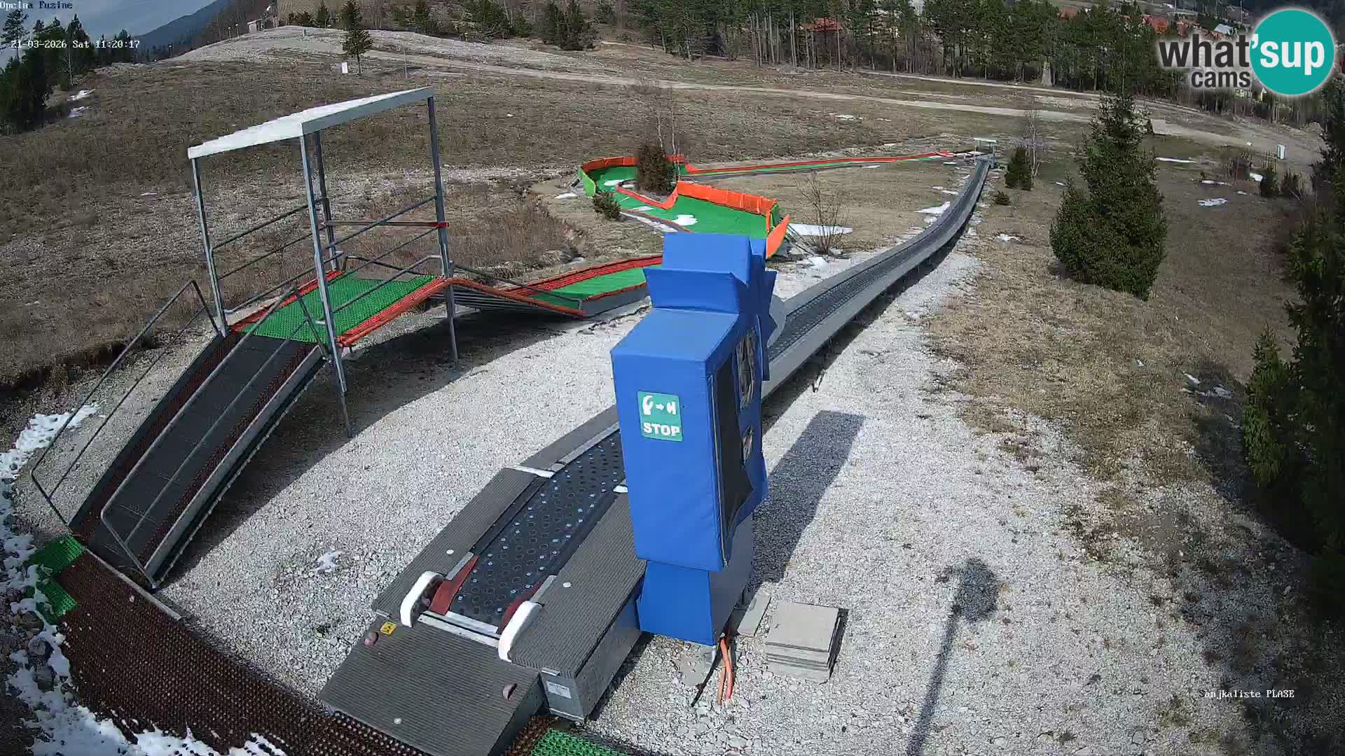 Live webcam Pista da slittino Fužine – Croazia