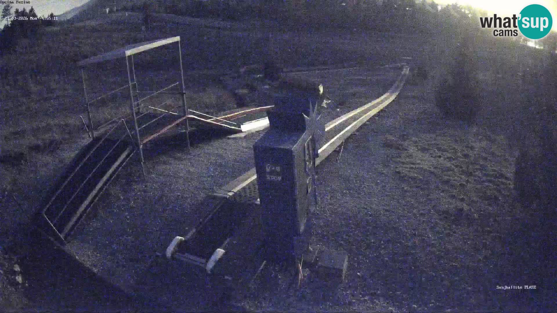 Live webcam Pista da slittino Fužine – Croazia