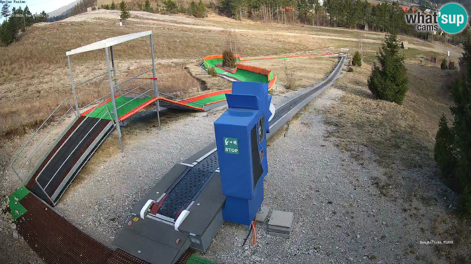 Spletna kamera v živo Sankališče Fužine – Hrvaška