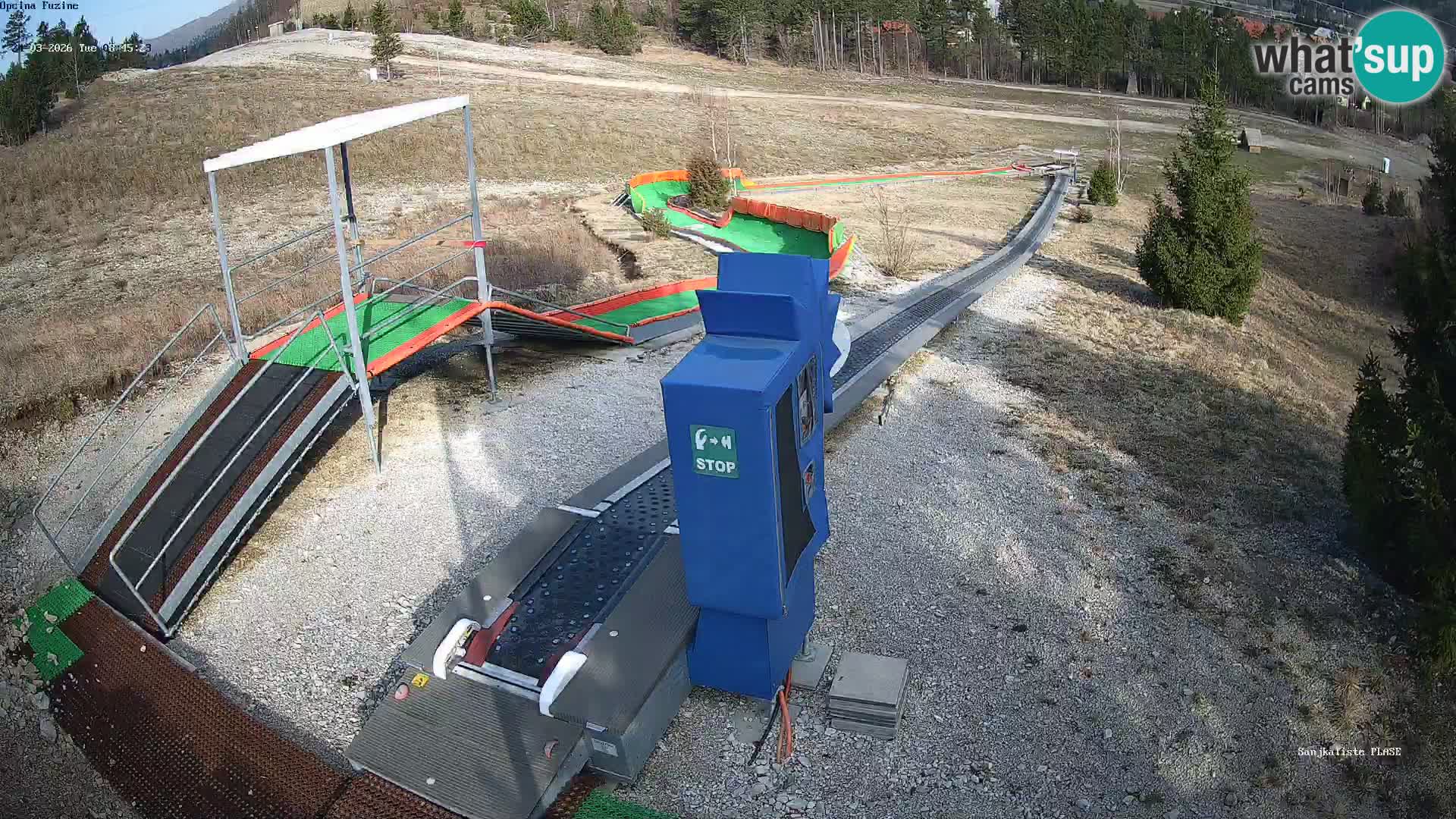 Live webcam Fužine toboggan run – Croatia