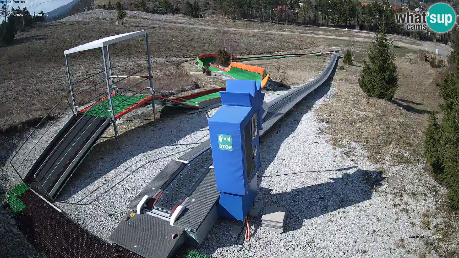 Spletna kamera v živo Sankališče Fužine – Hrvaška