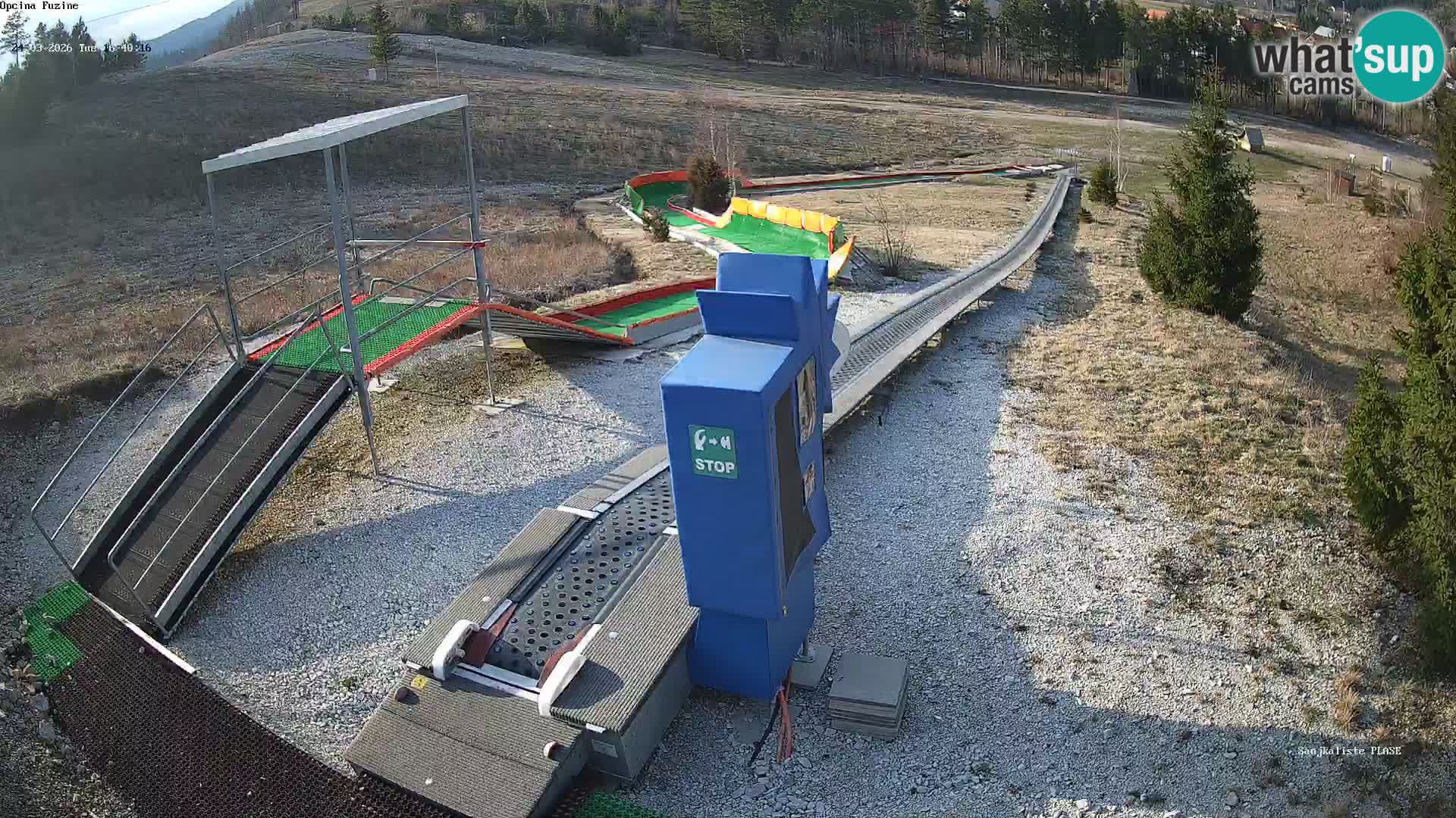 Live webcam Fužine toboggan run – Croatia