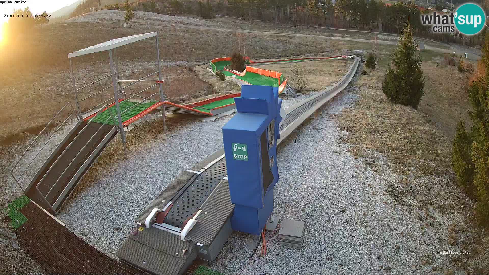 Webcam en direct Piste de luge de Fužine – Croatie