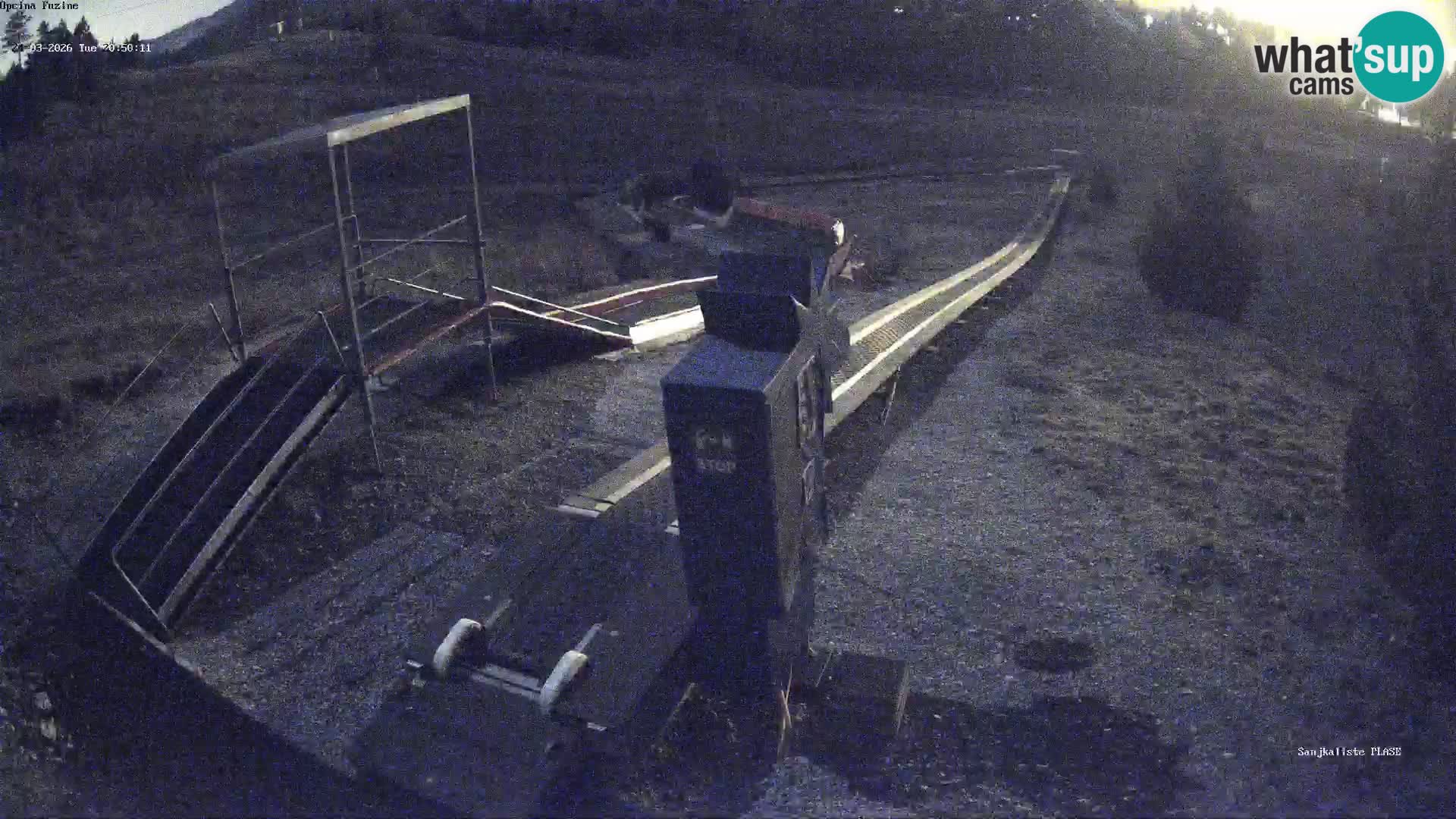 Live webcam Pista da slittino Fužine – Croazia