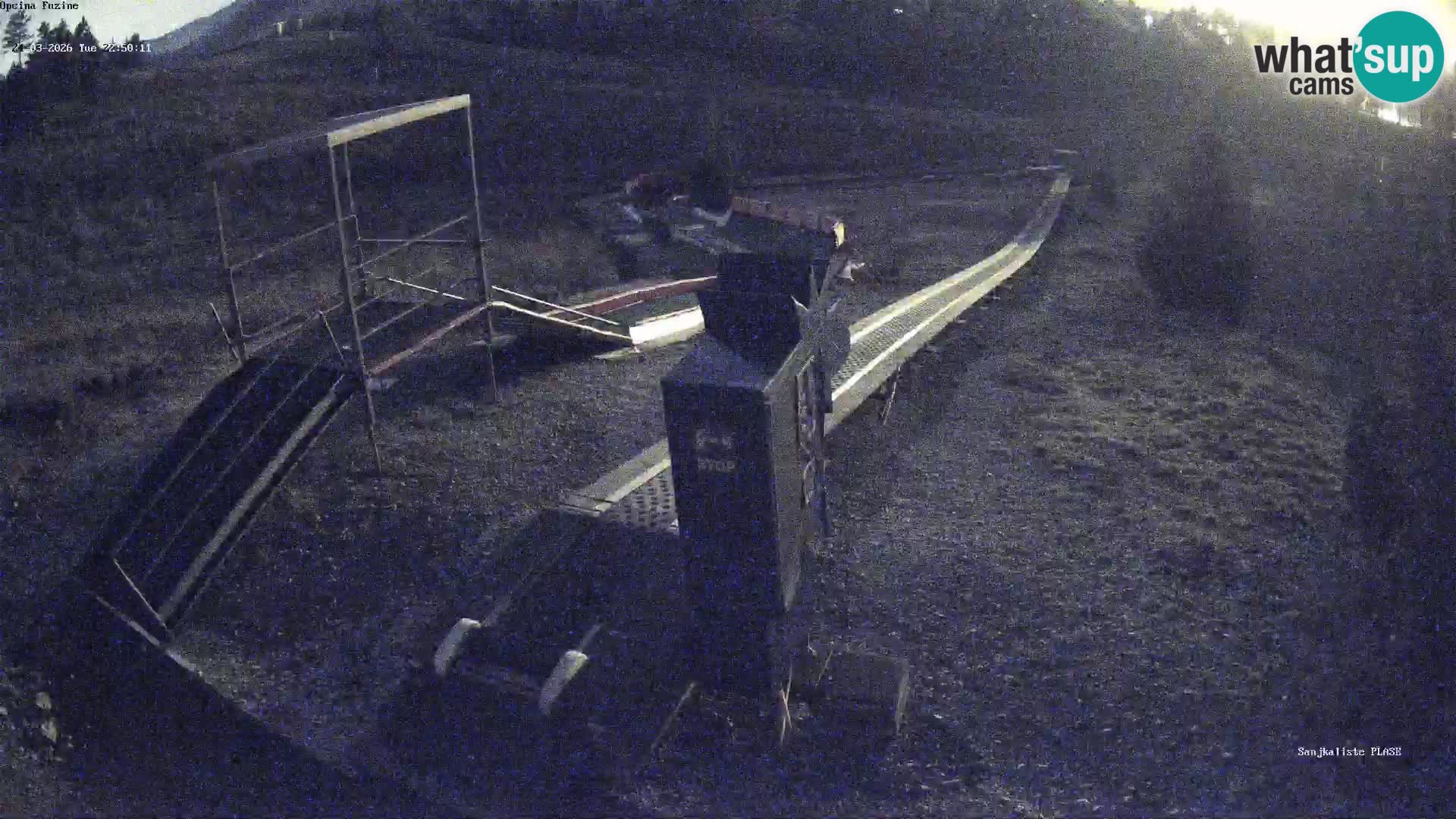 Webcam en vivo Pista de trineo Fužine – Croacia