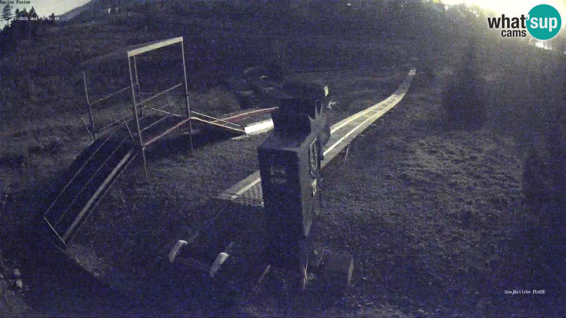 Webcam en vivo Pista de trineo Fužine – Croacia