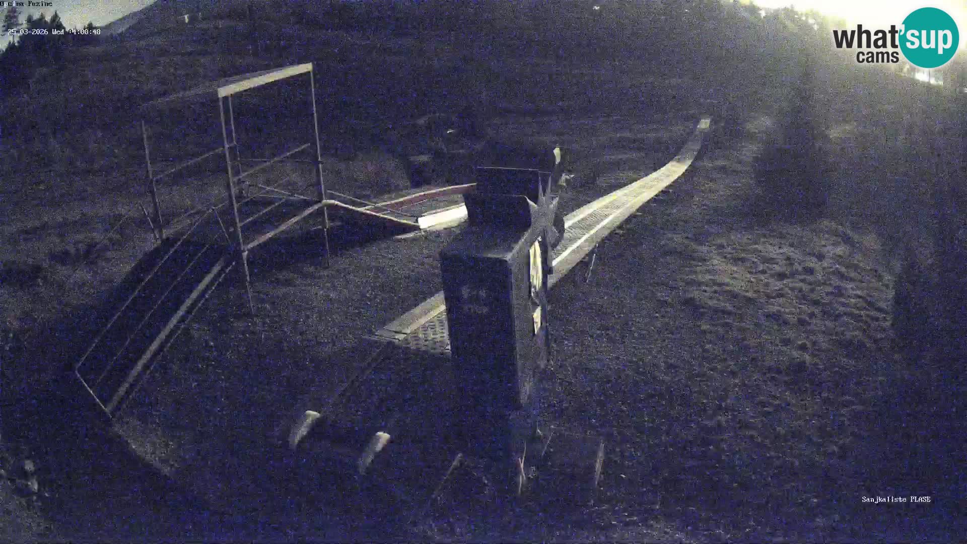 Webcam en vivo Pista de trineo Fužine – Croacia