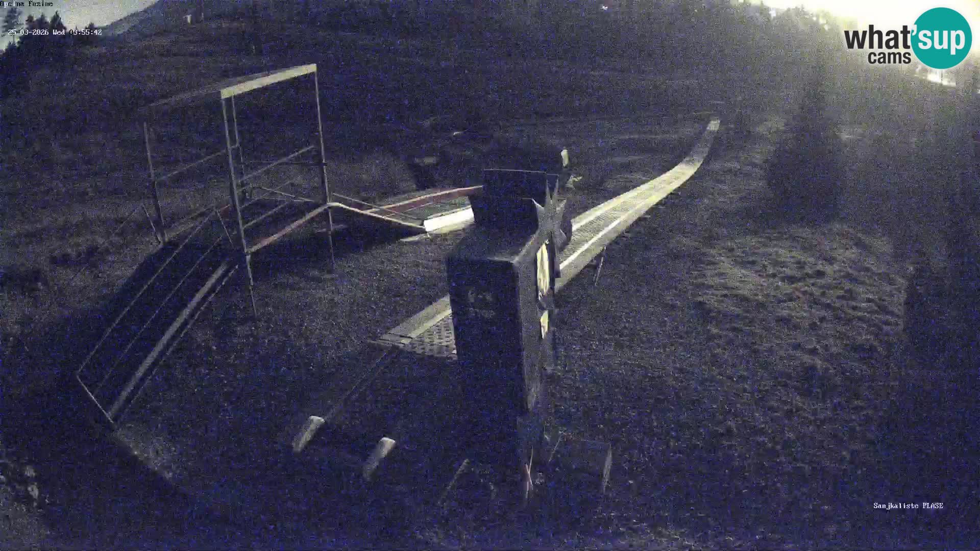 Live webcam Pista da slittino Fužine – Croazia