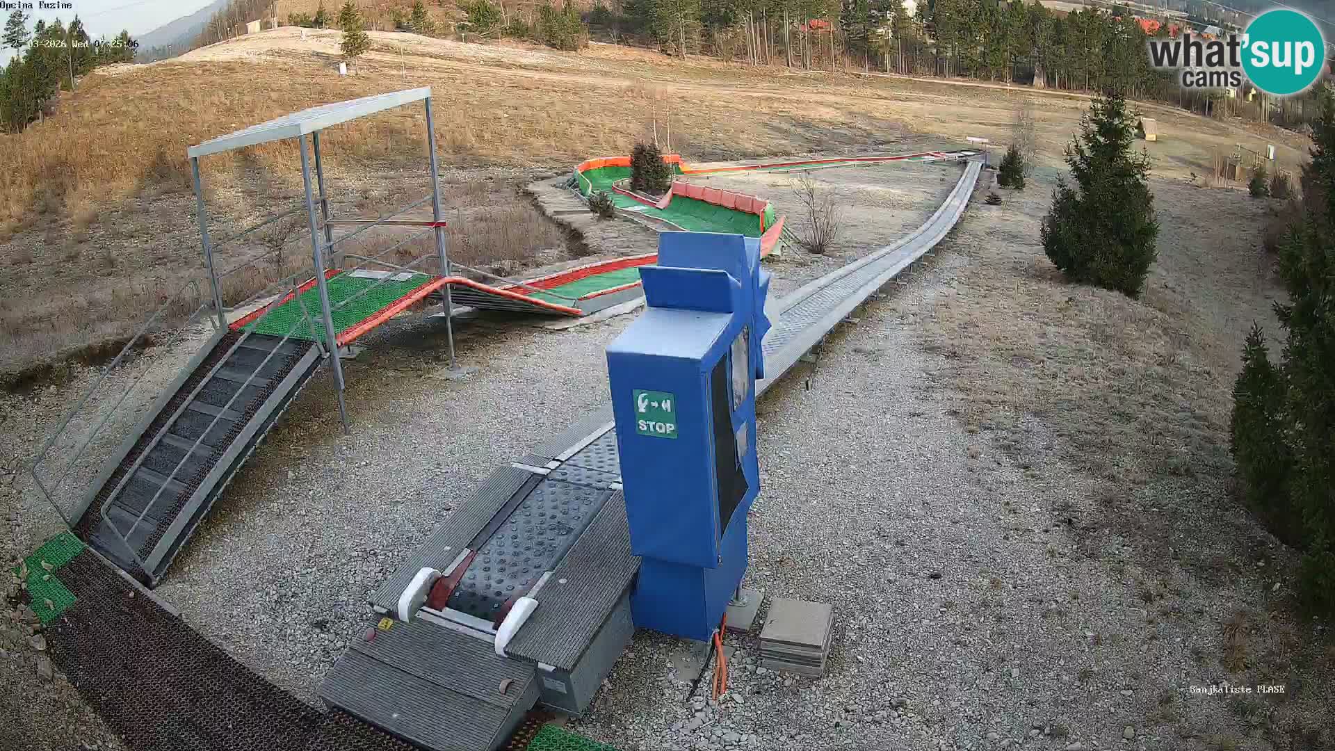 Spletna kamera v živo Sankališče Fužine – Hrvaška