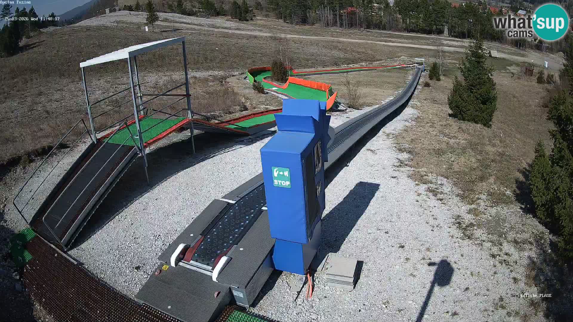 Web kamera uživo Sanjkalište Fužine – Hrvatska