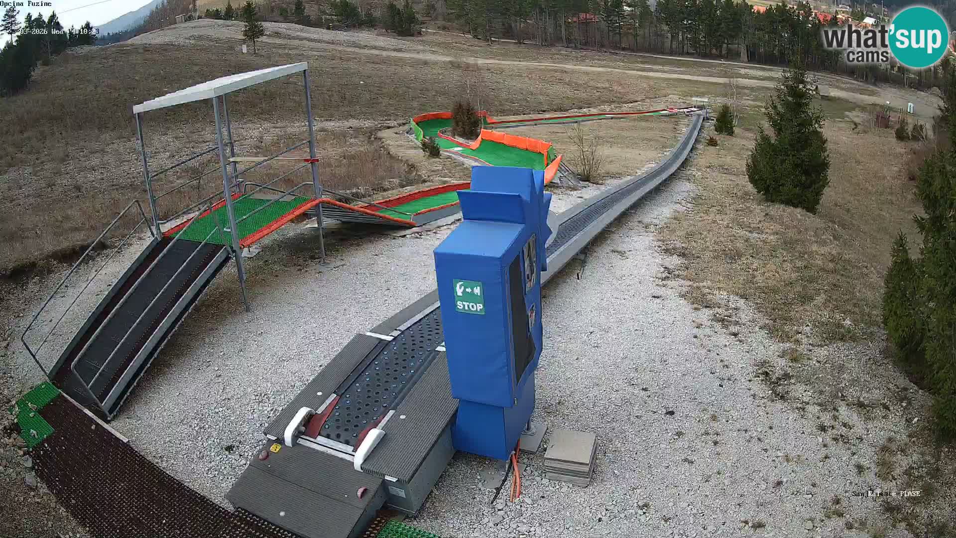 Webcam en direct Piste de luge de Fužine – Croatie