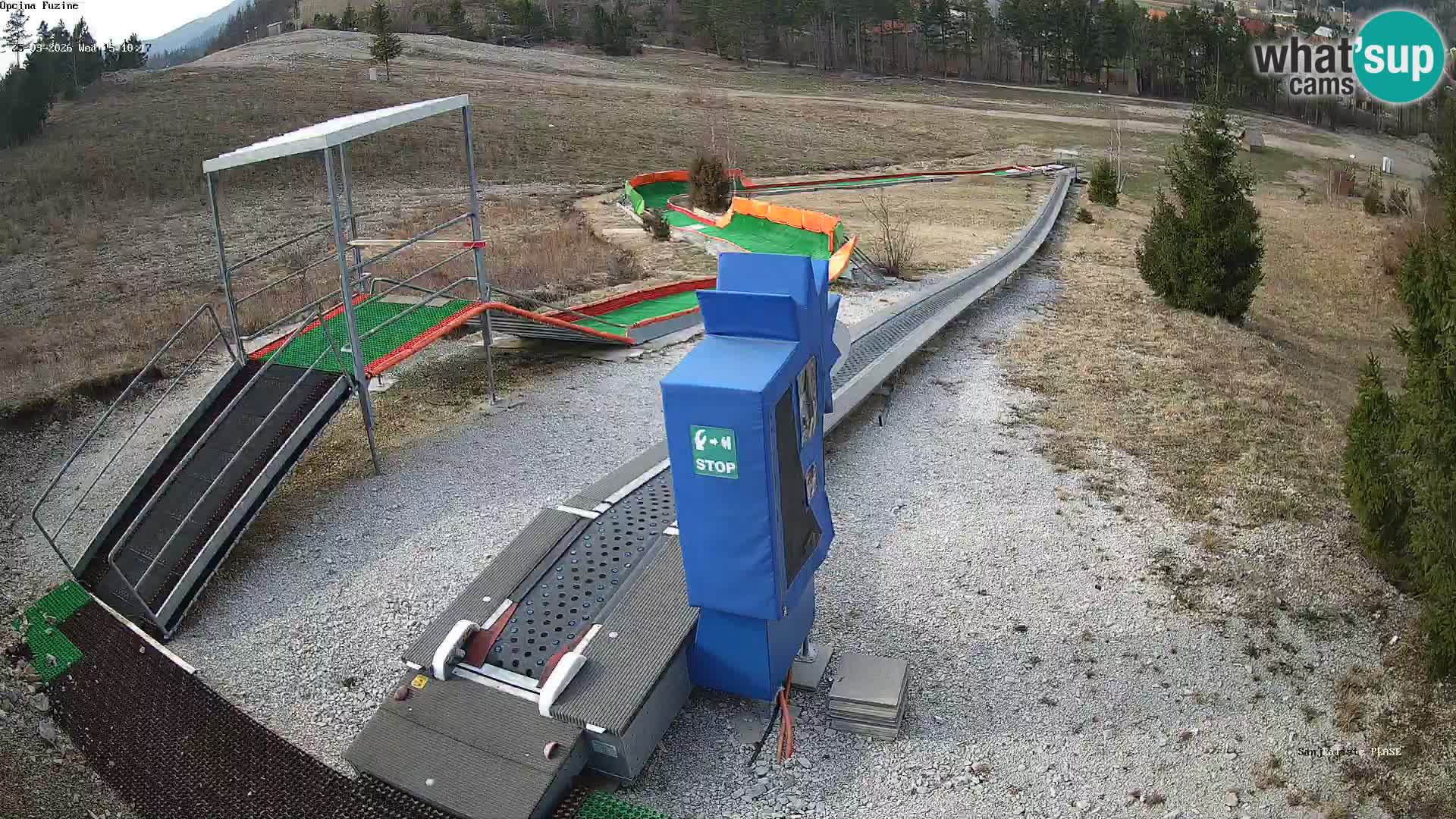 Spletna kamera v živo Sankališče Fužine – Hrvaška