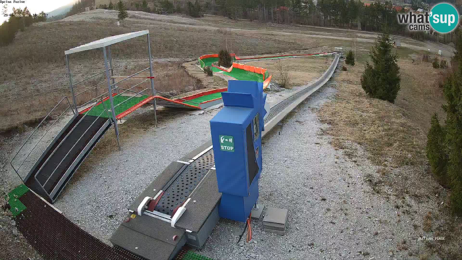Webcam en direct Piste de luge de Fužine – Croatie