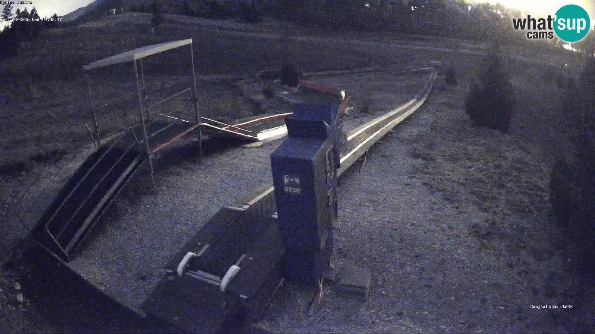 Webcam en direct Piste de luge de Fužine – Croatie