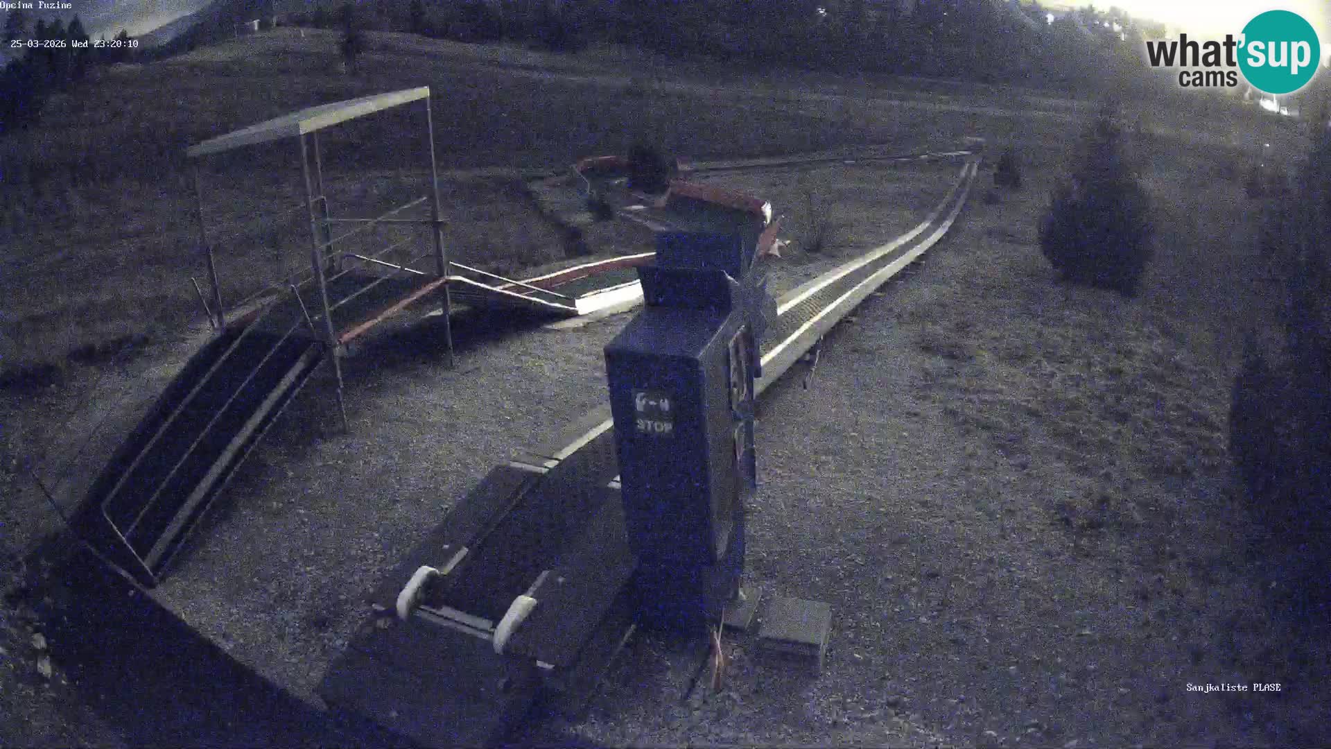 Webcam en direct Piste de luge de Fužine – Croatie