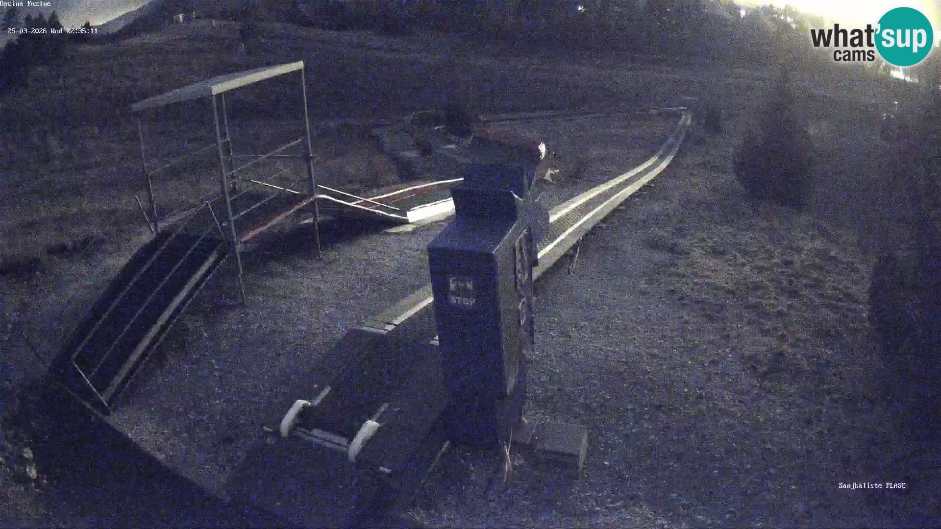 Live webcam Fužine toboggan run – Croatia