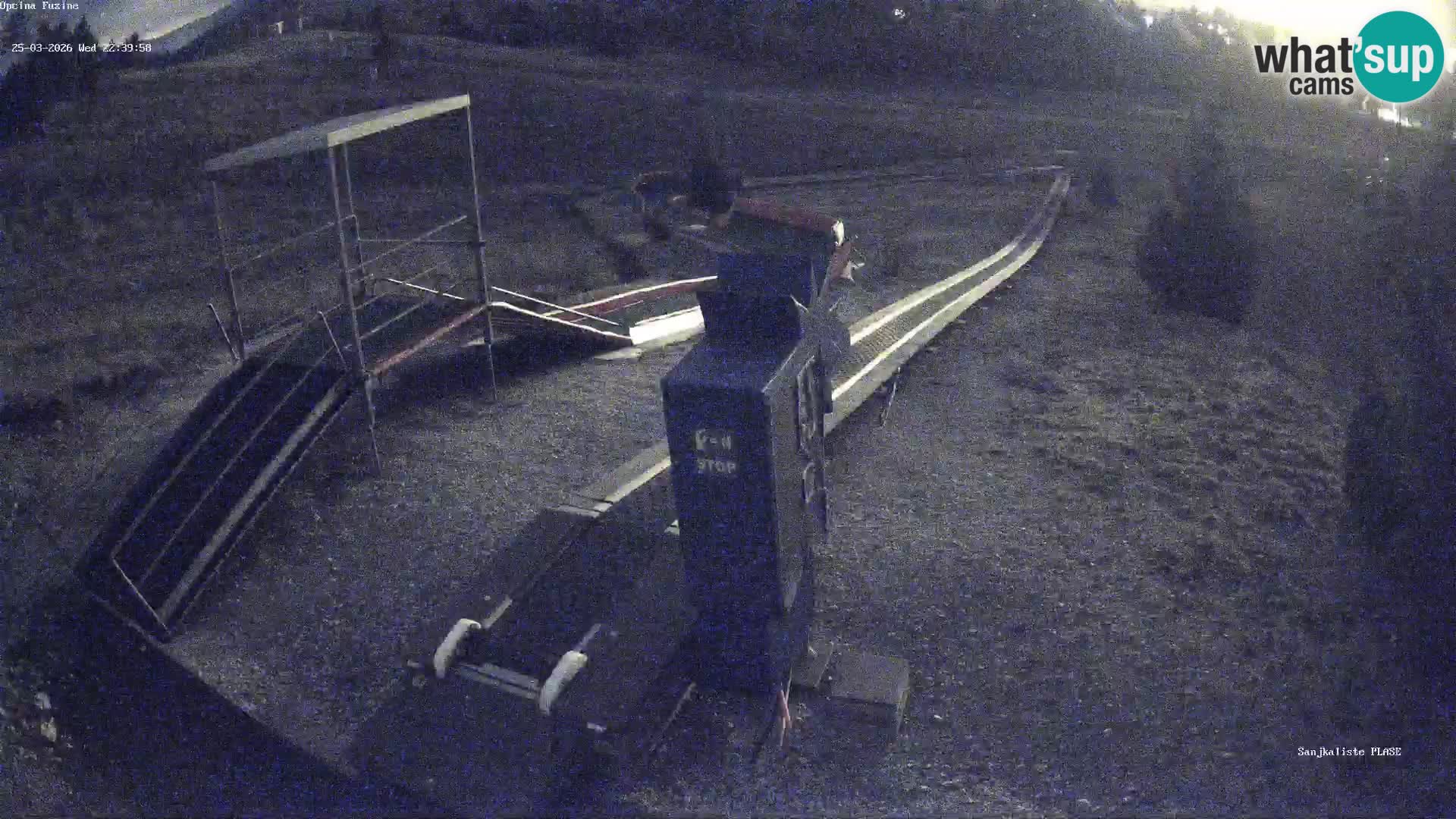 Live webcam Fužine toboggan run – Croatia