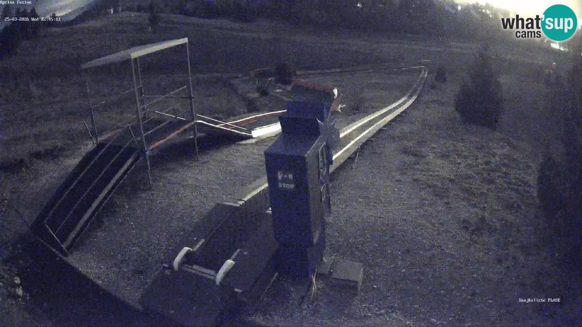 Live webcam Pista da slittino Fužine – Croazia